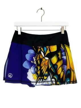 Inknburn Tennis Skort Size 4 Navy/Black Butterfly